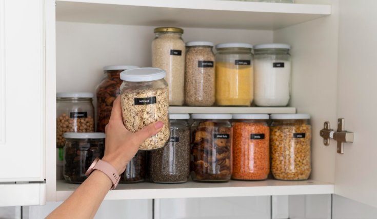 How to Organize a Pantry with Deep Shelves